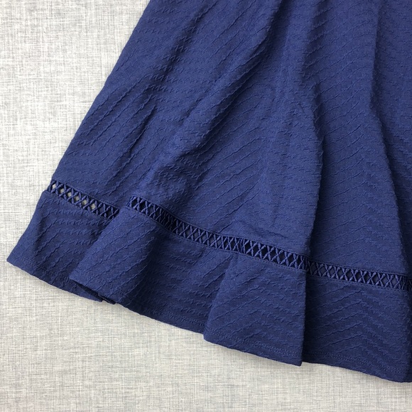 City Studio Navy Textured Dress Homecoming 3 & 7 - Picture 4 of 6